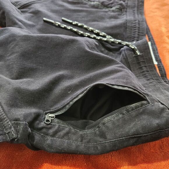 Across the pond Pants For Mens Size Medium Black Joggers - Picture 5 of 14